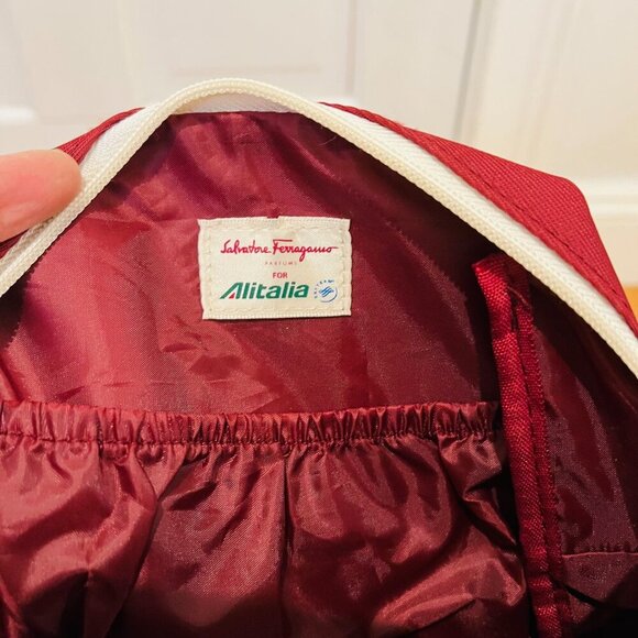 Vintage Salvatore Ferragamo Airlines Business Amenity Kit Toiletry Bag - Picture 16 of 16